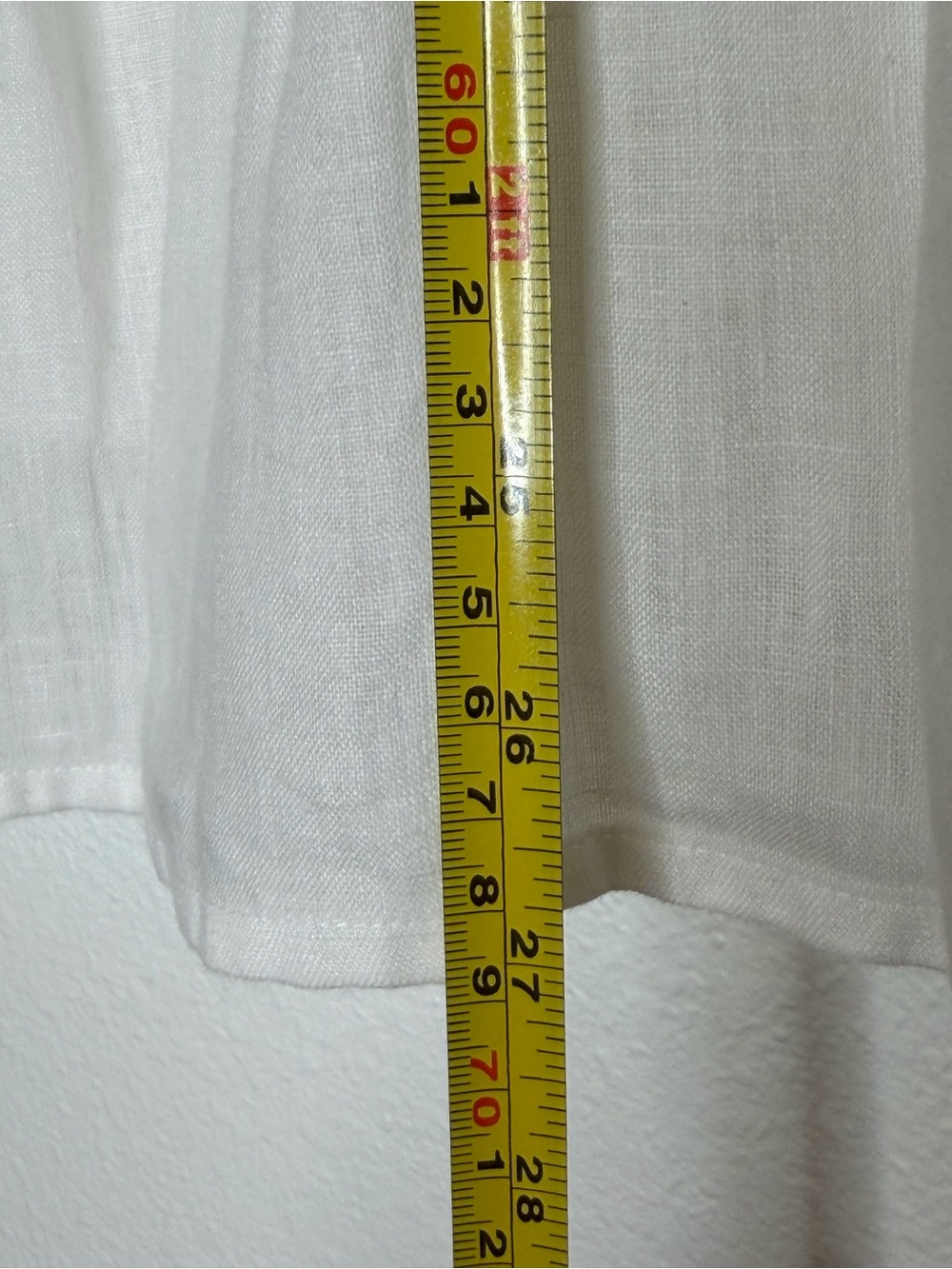 J. Jill White Love 100% Linen Button-Up Long Sleeve Shirt | Size M lagenlook - Picture 7 of 13